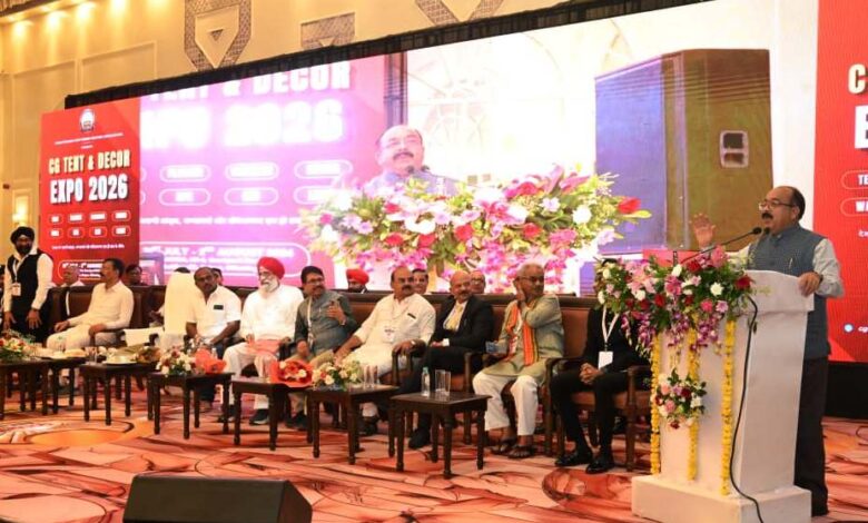 CG Tent and Decor Expo-2026 launched in Raipur; Deputy CM Arun Sao inaugurated the event.