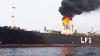 Tanker attacked in Iranian waters; 28 Indians have a narrow escape.