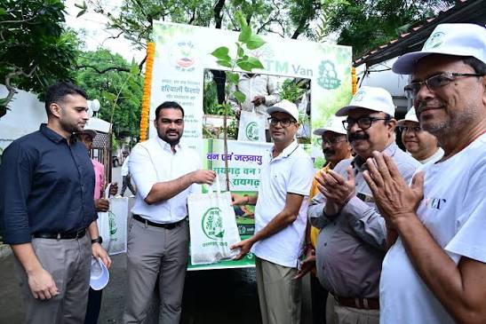 Free saplings to be available at home in Raigarh; Finance Minister OP Choudhary launches new initiative.