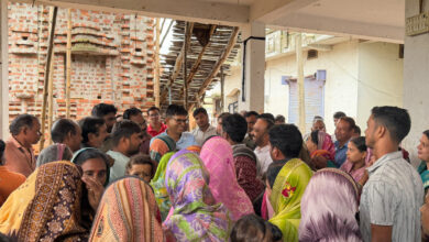 Finance Minister OP Choudhary held a 'Jan Chaupal' in Amapali and interacted directly with the villagers.