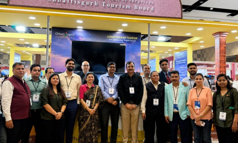 Chhattisgarh's unique identity, tourist destinations, and potential were showcased magnificently at TTF Gandhinagar.