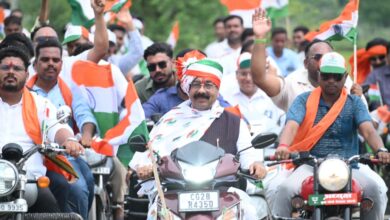 Salute to brave martyrs and a pledge for a developed India: 'Tiranga Yatra' taken out in Lormi.