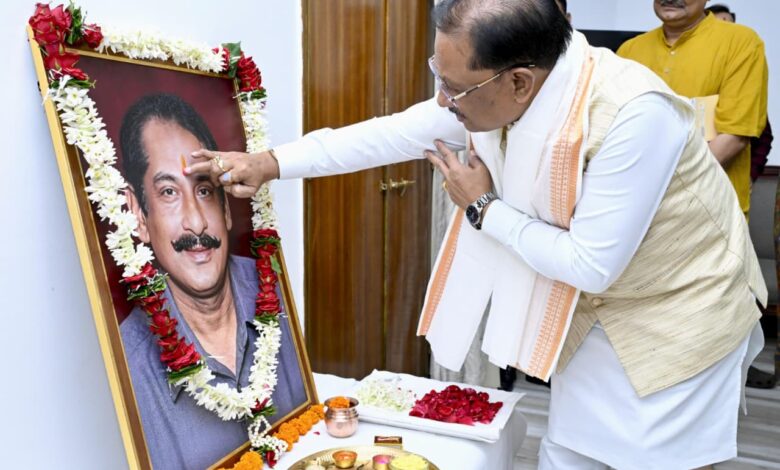 Dilip Singh Judeo was dedicated to the nation, society, and Sanatan culture; Chief Minister Sai paid tribute to him.