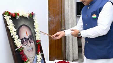 CM Sai pays tribute on Kushabhau Thakre's birth anniversary.
