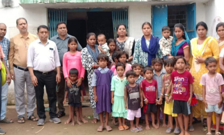 Administration's campaign against malnutrition bears fruit; smiles return to 88 children.