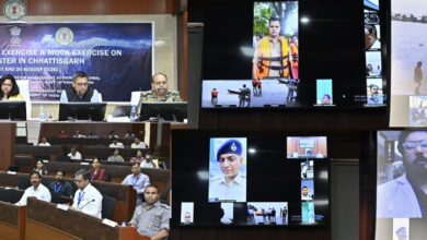Chhattisgarh on alert for flood disasters; preparedness assessed through mock drills across 33 districts.
