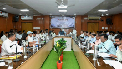 Review of schemes ranging from Jal Jeevan Mission to PM Awas; Arun Sao says eligible beneficiaries should receive benefits on time.