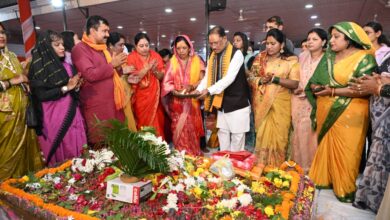 Chants of 'Har-Har Mahadev' resonate at the Chief Minister's residence; CM Sai performs Rudrabhishek.
