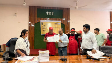 Street food vendors receive training on food safety essentials and certificates upon completion.
