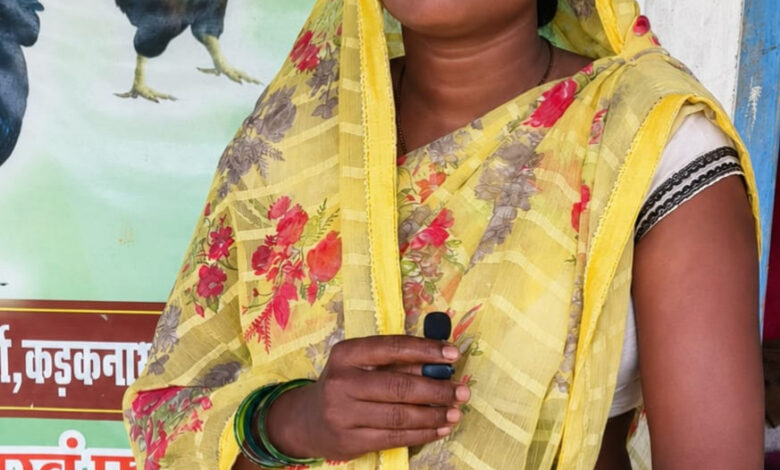 Empowered by a women's group Kamlesh started a chicken shop and earned the title of ‘Lakhpati Didi’.