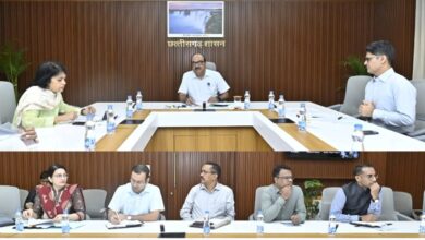 High-level meeting held regarding the Vice President's visit to Chhattisgarh; instructions issued to complete arrangements on time.