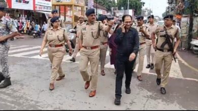 Police on alert in Bilaspur following tension; Section 163 imposed in the Kotwali area.