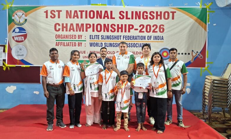 A moment of pride on Tribal Day: 4 slingshot players from Chhattisgarh to travel to Spain.