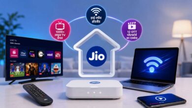 Good news for Jio home users! Complete entertainment with Wi-Fi, TV, and OTT in a single plan.