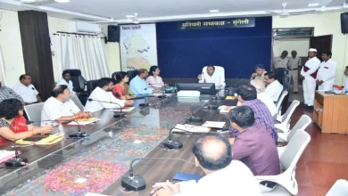 Amrit Vikas Topno, the new collector of Mungeli, assumed charge and conducted a surprise inspection immediately after taking charge.