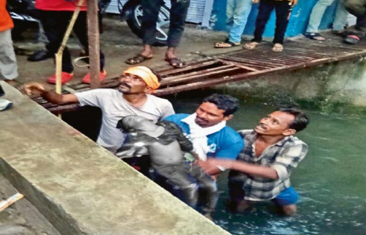 Open drain claims innocent child's life; 4-year-old Kavyansh dies.