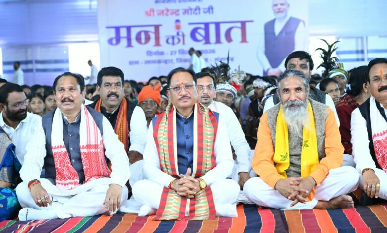 Chhattisgarh’s ‘Har Ghar Munga’ campaign resonates in ‘Mann Ki Baat’; CM Sai expresses pride.