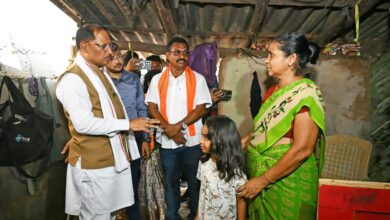 CM Sai visits Sukma after floods; says government aid will reach every affected family.