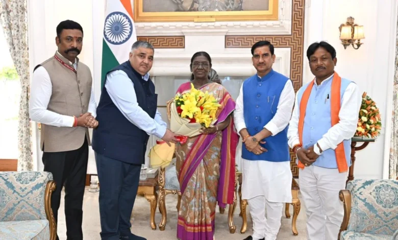 President Draupadi Murmu will attend Muria Darbar of Bastar Dussehra, will reach Jagdalpur on October 23.