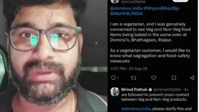 Domino’s Pizza controversy: Allegation of cooking veg and non-veg pizzas in the same oven; Food Department to investigate.