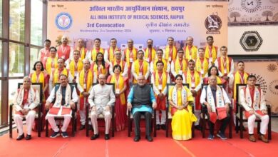 AIIMS Raipur emerges as a robust hub for health and research; Vice President lauds the institute at the convocation ceremony.
