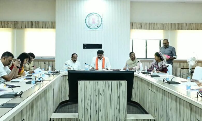 Key meeting chaired by Vijay Sharma; recommendation made to withdraw 9 political cases.