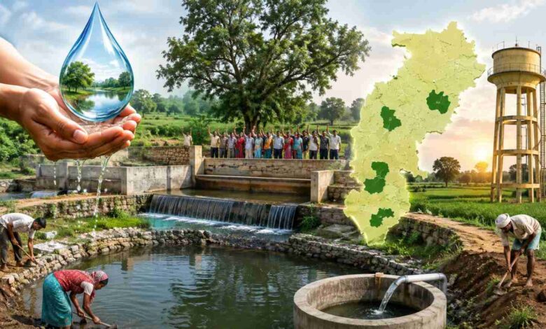 Farmers' improved cropping patterns and water conservation have reduced the groundwater crisis in Chhattisgarh.