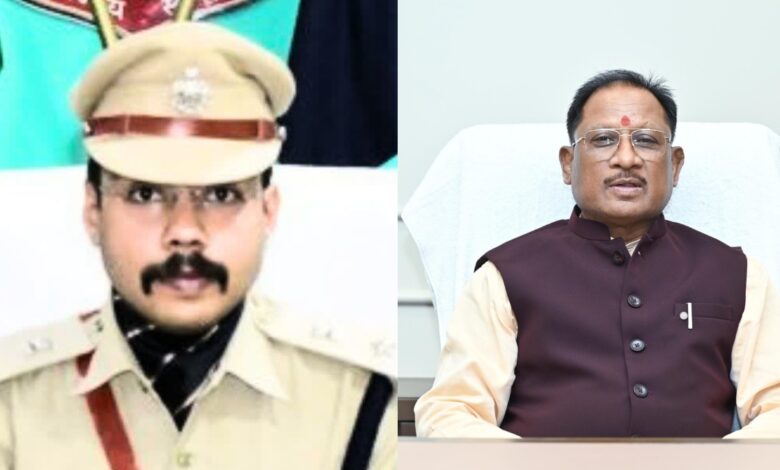 IPS Gaurav Rai’s dedication to duty and leadership receive national recognition; CM Sai extends his best wishes.