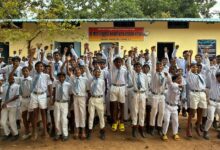 A new chapter of development in Abujhmad: Children from remote areas are studying while staying in a former security camp.