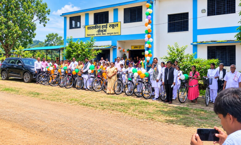 The Saraswati Bicycle Scheme has paved the way for girls' education; dreams are moving forward on bicycle wheels.
