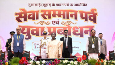 President Droupadi Murmu’s message to the youth: dream big and serve the nation; combine knowledge with humility, and ensure that success is accompanied by a spirit of service.