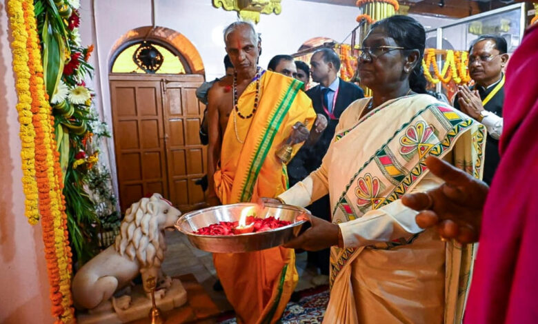 President Murmu visits Maa Danteshwari Temple; Bastar’s cultural heritage will receive recognition: CM Sai