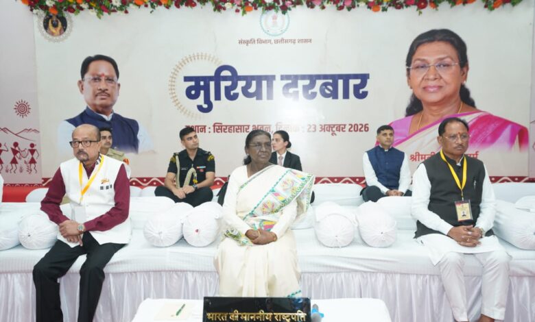 President Droupadi Murmu said, "I, too, am a daughter of the *manjhi* (tribal community); tribal traditions are invaluable."