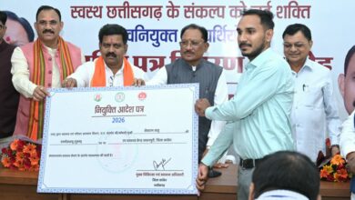 CG Health Department: 520 appointments made, including 208 posts for staff nurses; CM Sai handed over appointment letters.