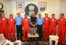 Raipur News: Air Officer Commanding Nanda Kumar Bala met with Governor Ramen Deka