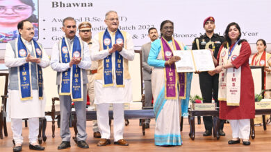 President Murmu's message at AIIMS Bilaspur's first convocation; 92 students received degrees.