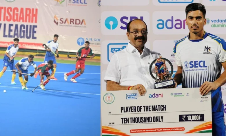 Goal spree in the hockey league; Nyaydhani Knights win the match 5-3