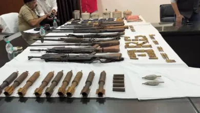 Major success for security personnel in Dantewada; AK-47, BGL launcher, and explosives recovered.