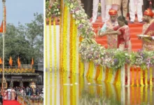 The clarion call for the 2028 Nashik Simhastha Kumbh: President Droupadi Murmu hoists the 'Dharmadhwaja' (sacred flag)